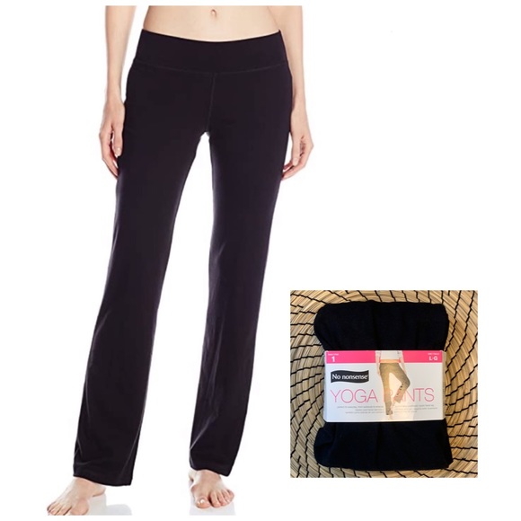 No Nonsense Sport Yoga Pants Nwt Black 
